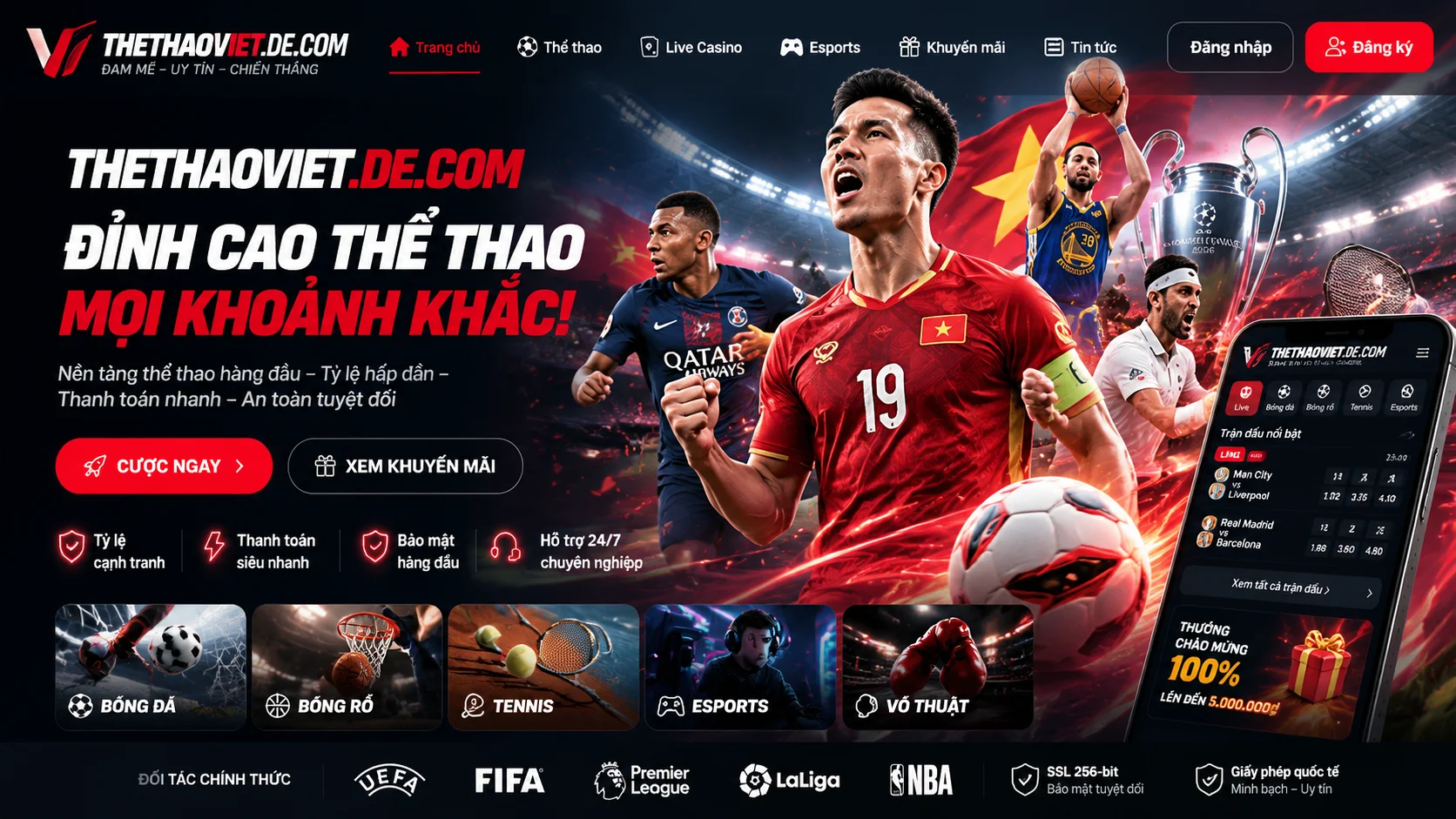 thethaoviet home